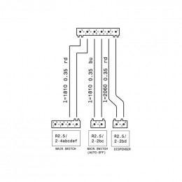 Rampe module pour lave-vaisselle Electrolux 807988117