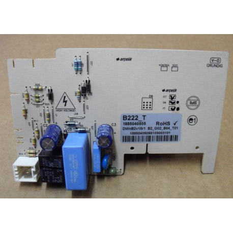 Electronic card b222 pour lave-vaisselle Beko 1885040505