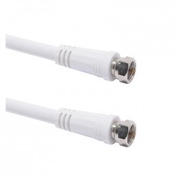 Cordon sat f/f 10m blanc Itc 5504