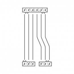 Rampe module electronique pomp pour lave-vaisselle Electrolux 14000318210