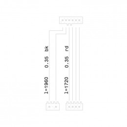 Rampe complet porte pour lave-vaisselle Aeg 807061703