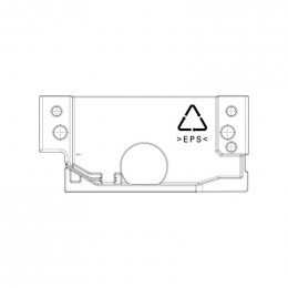 Bossage ecran ventilation 0d pour refrigerateur Aeg 807772503