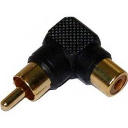 Adaptateur rca coude 90° male - femelle Itc 1756