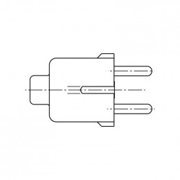 Cable d'alimentation 3x0.75 l: pour cuisiniere four Electrolux 357055131