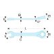 Cle mixte a cliquet 16mm Facom 467B.16