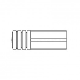 Tube sechage l:730 pour lave-vaisselle Aeg 152793711