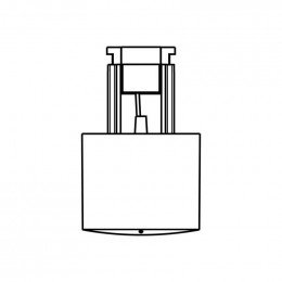 Bouton fonctions inoxydable 6 pour four Zanussi 355050506