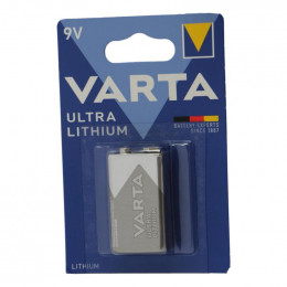 Pile ultra lithium 9v blister 1 pile Varta 6122301401