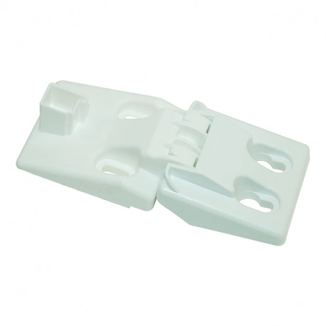 Charniere plastique 12,2cm x 5,1cm Whirlpool 480132101217