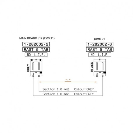 Cablage module d'affichage ali pour lave-linge Aeg 807765702