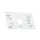 Plaque programmes da pour lave-linge Aeg 132845511