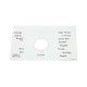 Plaque programmes da pour lave-linge Aeg 132845511