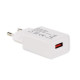 Kit chargeur mural usb-a 12w couleur blanc Itc 728112