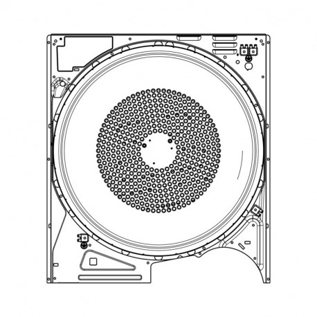 Panneau arriere pour seche-linge Electrolux 14012311916