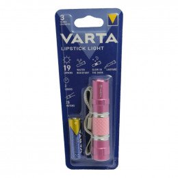 Lampe torche led lipstick + 1 pile aa lr3 Varta 16617101421