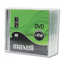 Dvd + rw re-inscriptible duree 120mn Maxell 275526.40