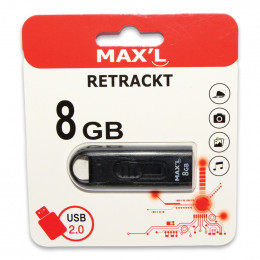 Cle usb retrackt 8gb max'l 2.0 Maxell MAXL85411