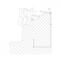 Porte de pour refrigerateur isolee Electrolux 14006497201