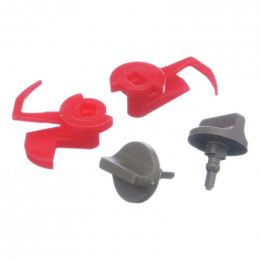 Kit verrouillage filtre pour hotte 2 boutons - rouge Bosch 00181272