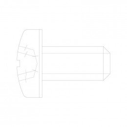 Vis terre 3.5 x 6 pour refrigerateur Aeg 229000802