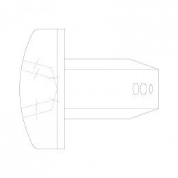 Vis m4 x 6 pour refrigerateur Aeg 229000703