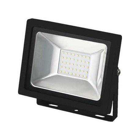 Projecteur led a fixer 20w ip65 noir Elexity