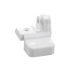 Support charniere gauche blanc pour four cuisiniere Electrolux 355616502