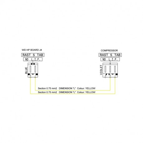 Rampe compresseur sechage 1530 pour lave-linge Aeg 808206302