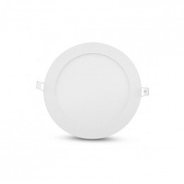 Plafonnier led diam 170mm 12w 6000k blanc Miidex 7754