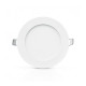 Plafonnier led diam 120mm 6w 6000k blanc Miidex 7747