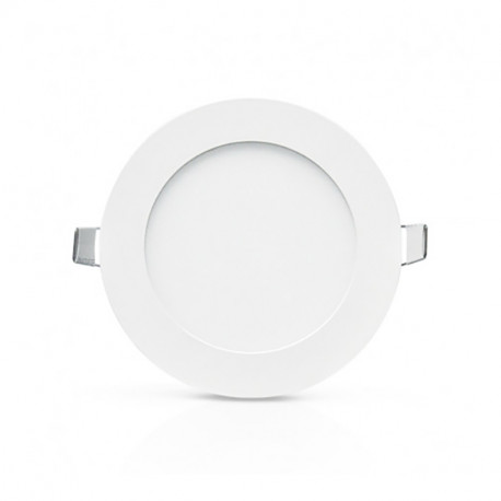 Plafonnier led diam 120mm 6w 6000k blanc Miidex 7747