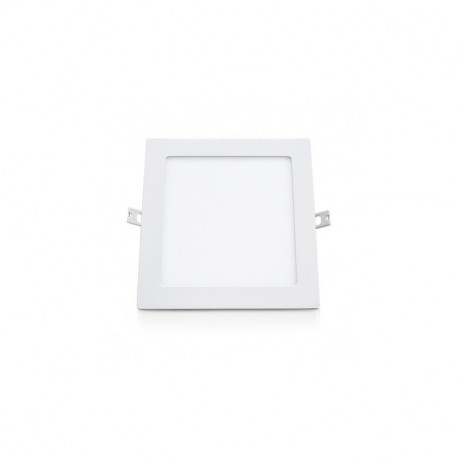 Plafonnier led blanc 200x200 18w 4000k Miidex 77652