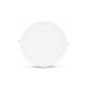 Plafonnier led diam 225mm 18w 4000k blanc Miidex 77571