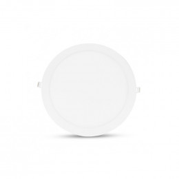 Plafonnier led diam 225mm 18w 4000k blanc Miidex 77571