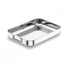 Plat a four haut 45x32cm inox anti-adherent F11163