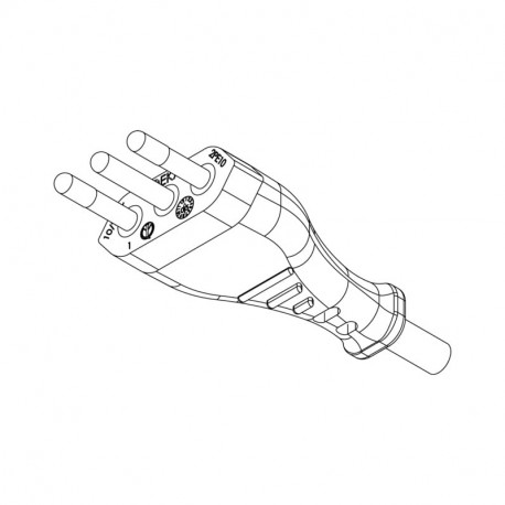 Cordon d'alimentation che 1820 pour lave-linge Electrolux 808270912