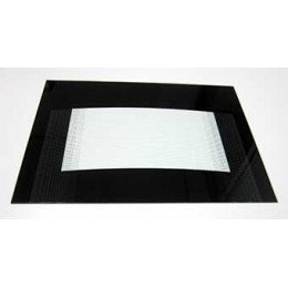 Verre porte pour four noir giugiaro pour four Whirlpool C00048703