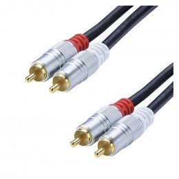 Cordon audio 2 rca m/2 rca m home cinema 1.5m Itc 307103