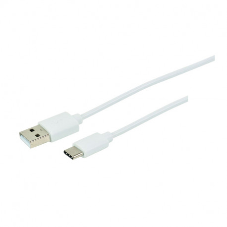 Cable usb-c blanc 2m 2.0 usb 2.0 3a Itc 302444