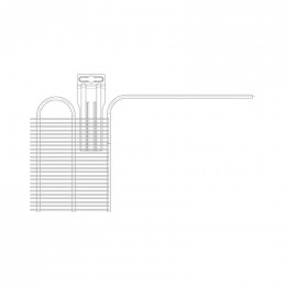 Condenseur 463.2x1320.8mm pour refrigerateur Electrolux 226752501