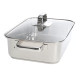 Cocotte acier inox 6.5l + couvercle en verre Balay 00573879