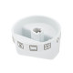 Bouton fonctions blanc 10 0 pour cuisiniere Electrolux 14022722604