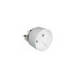 Adaptateur de prise blanc male 6a en f 16a 190767