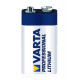 Pile ultra lithium 9v blister 1 pile Varta 6122301401