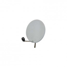 Parabole alu 85cm blanche avec lnb Servimat KMA8BP