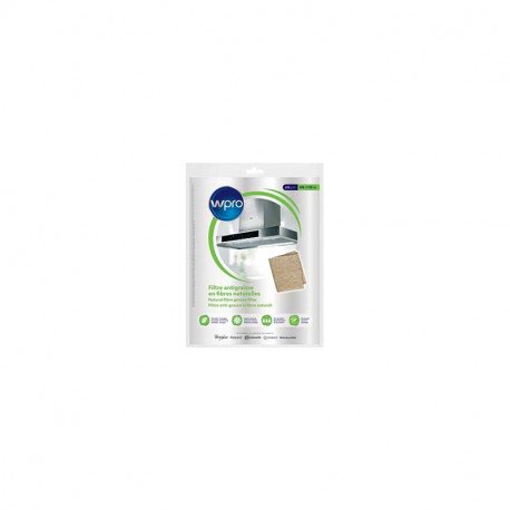 Filtre antigraisse hotte en fibres naturelles Wpro 484000008651