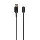 Cable usb-a vers micro-usb noir - longueur 1.20m Green_e GR1033