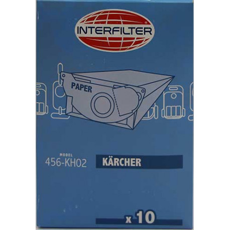 Sacs aspirateur 456-kh02 aspirateurs karcher Interfilter 35601521