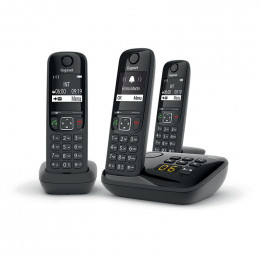 Telephone sf dect trio as690a noir avec repondeur Gigaset L36852-H2836-N111