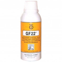 Aerosol nettoyant ecrans plats gf22 + 2 chiffons non tisses Technoutil A22